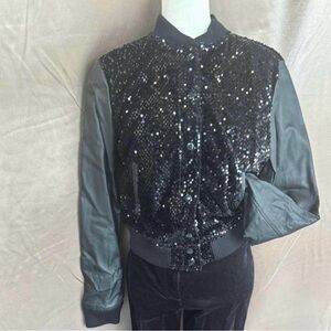 Denim & Supply Ralph Lauren Black Bomber Jacket